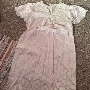 women’s vintage grandmacore courtney love lace rose slip dress